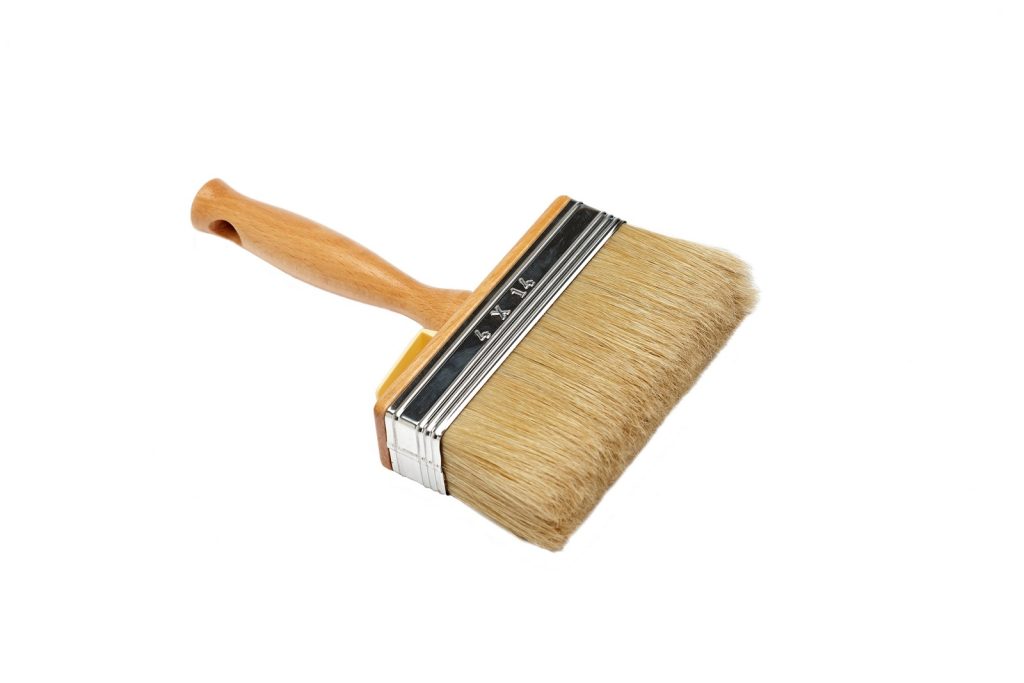 Brush 4×14 Wood (natural bristles)