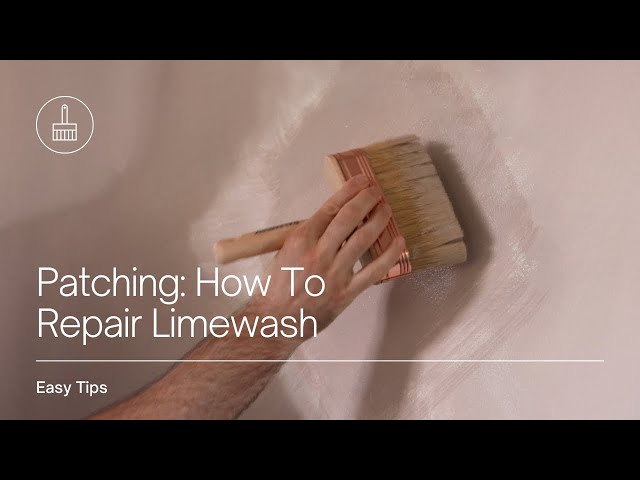 Bauwerk Colour Limewash - How to Patch a Limewashed Wall - Colour Nougat